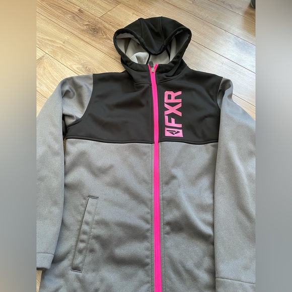 Black/Gray FXR coat - Size medium - Picture 1 of 5